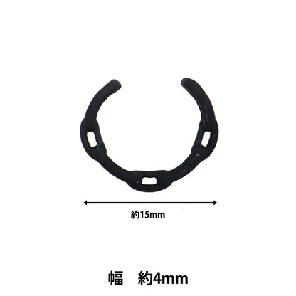 수예하드웨어 "귀 커프 체인 매트 블랙 1 피스 EA1866-229"