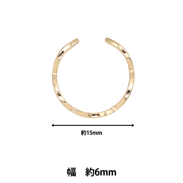 Handicraft bracket "EACAF Ring Pattern Gold 1 Piece EA1867-201"