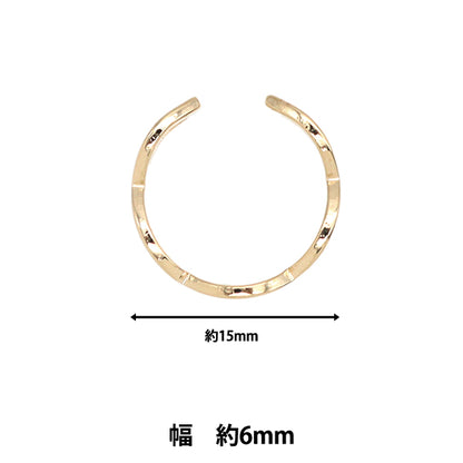 Handicraft bracket "EACAF Ring Pattern Gold 1 Piece EA1867-201"