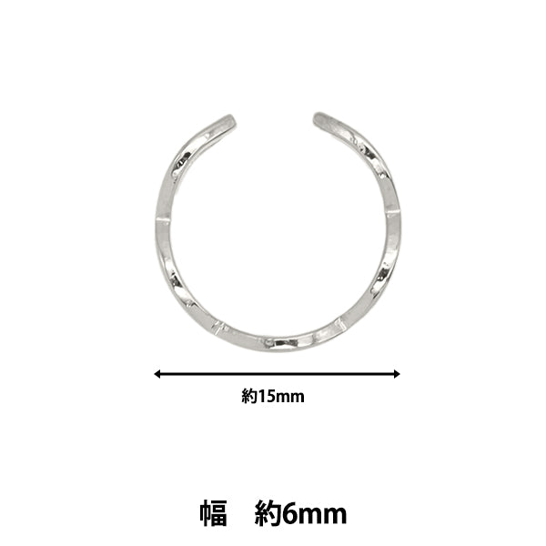 수예하드웨어 "EACAF 링 패턴 실버 1 피스 EA1868-205"