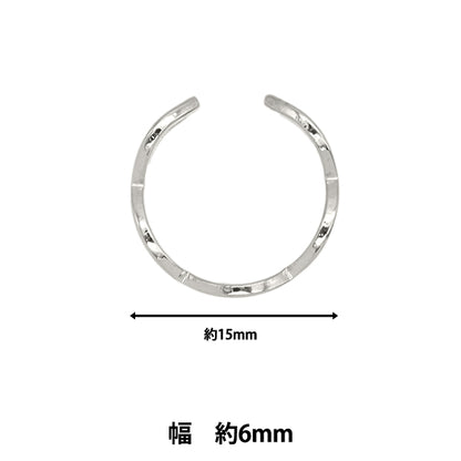 수예하드웨어 "EACAF 링 패턴 실버 1 피스 EA1868-205"