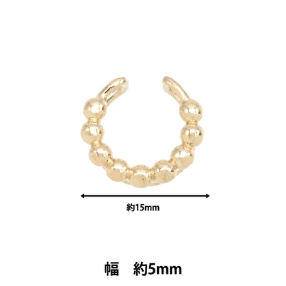 수예하드웨어 "귀 커프 볼 라인 골드 1 피스 EA1869-201"