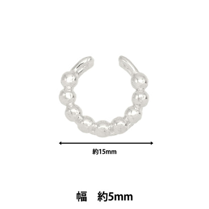 수예하드웨어 "귀 커프 볼 라인 실버 1 피스 EA1870-205"