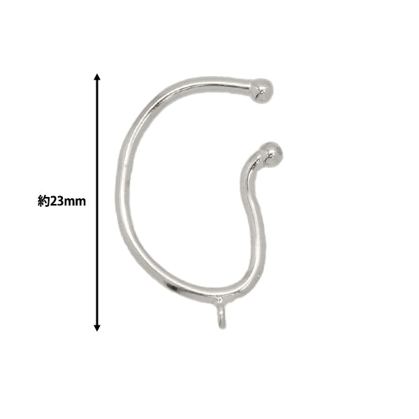 Kunsthandwerk "EA1873-205 mit Silber mit Ohrmanschettenwellenkanin"