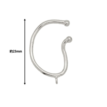 Kunsthandwerk "EA1873-205 mit Silber mit Ohrmanschettenwellenkanin"