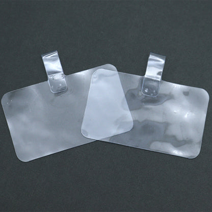 手芸材料 『ストラップホルダー 横穴 クリア 2枚入り ZA0821』