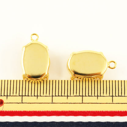 手芸金具 『#4120用 1カン付 ゴールド 2個入』