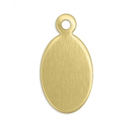 ختم معدني "ImpressArt ختم علامة فارغة (بيضاوية) حوالي 9.5 × 6.5 مم 8 قطع U3001 // 1"