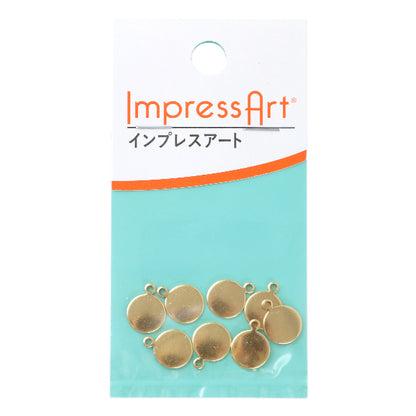 Metal Stamping "IMPRESSART Stamping Blank Tag (round) Diameter about 9.5mm 6 pieces U3003 // 1"