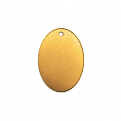 Stamping in metallo "Impressionart Stamping Blank Plate (ellittico) Circa 18 × 13mm 3 pezzi U3010 // 1"