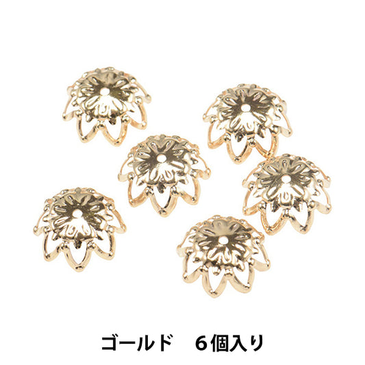 Accessories bracket "6 cap gold with k2665" MIYUKI Miyuki