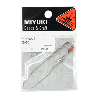 액세서리 브래킷 "Brouchipin Silver K2676"Miyuki Miyuki