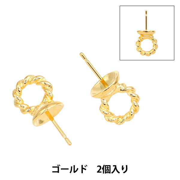 手芸金具 『ヒートン ゴールド 2個入り K3941』 MIYUKI ミユキ