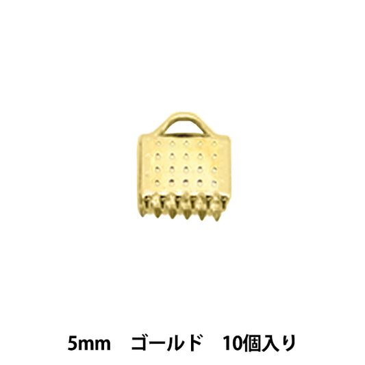 Soporte de artesanía "Seleccionar cinta de piezas sujetada 5 mm de oro 10 piezas OH-10" Templo