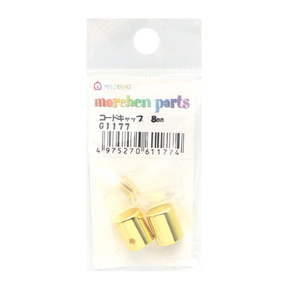 Handicraft bracket "Code cap 8mm Gold 2 pieces S1177" MARCHENART Fairy art