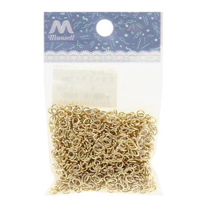 Accesorios de artesanía "C Can 0.8 x 3.5 x 5 mm de oro 50g alrededor de 1000 piezas "