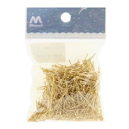 Хрустальные фитинги "T -pin 0,6 x 20 мм золото 50 г около 900 штук]