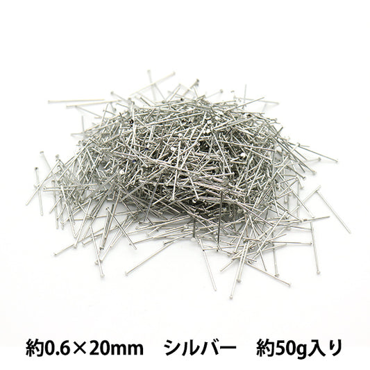 Kunsthandwerk "T -Pin 0,6 x 20 mm Silber 50 g etwa 900 Stücke"