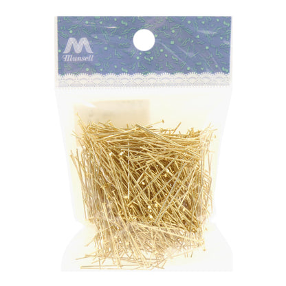 Kunsthandwerk "T Pin 0,6 x 30 mm Gold 50 g etwa 600 Stück"
