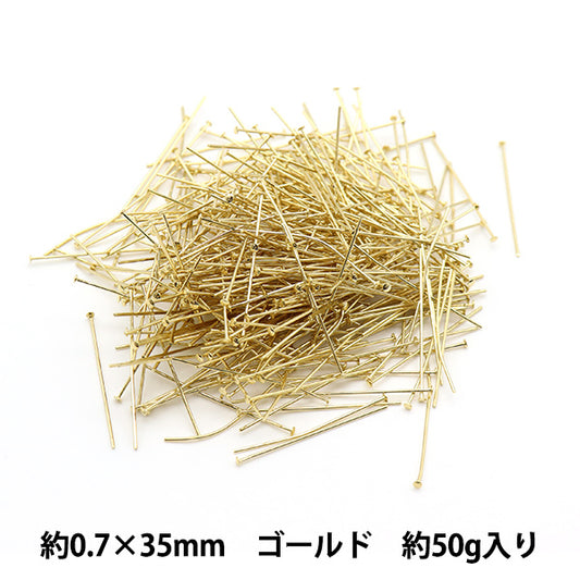 Kunsthandwerk "T -Pin 0,7 x 35 mm Gold 50 g etwa 400 Stück"