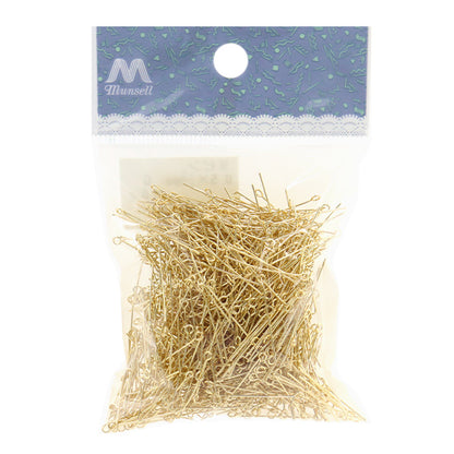 Handicraft bracket "9 pins 0.5 x 20mm gold 50g about 1050 pieces"