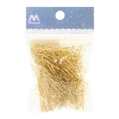 Handicraft bracket "9 pins 0.5 x 30mm gold 50g about 800 pieces"