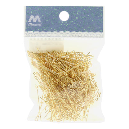 Handicraft bracket "9 pins 0.6 x 30mm gold 50g about 550 pieces"