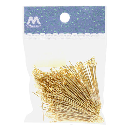 Handicraft bracket "9 pins 0.7 x 40mm gold 50g about 300 pieces"