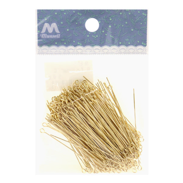 手芸金具 『9ピン 0.7×50mm ゴールド 50g 約250個入り』 – Yuzawaya