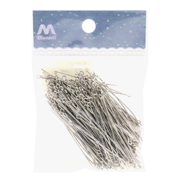 Kunsthandwerk "9 Pins 0,7 x 50 mm Silber 50 g etwa 250 Stück"