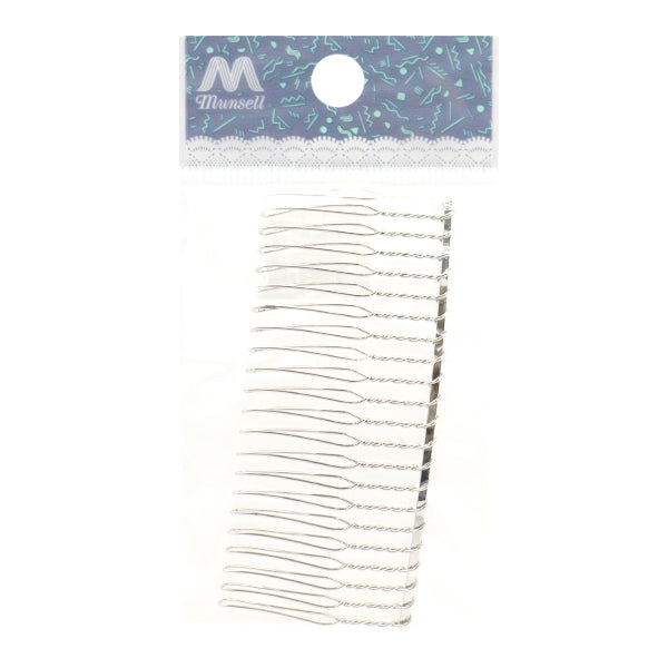 Handicraft bracket "22 combs 8.5cm silver 1 piece"