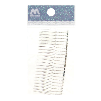 Handicraft bracket "22 combs 8.5cm silver 1 piece"