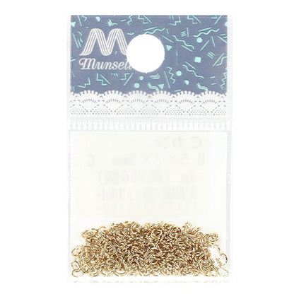 Matériel d'artisanat "C-ring, env. 0,5 x 2 x 3 mm, or, env. 3G