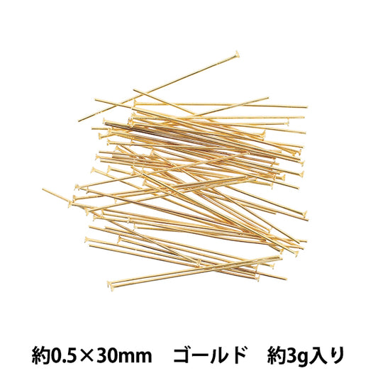 Handwerkshardware "T-Pin ca. 0,5 x 30 mm Gold ca. 3g