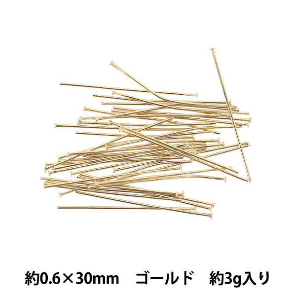 Handwerkshardware "T-Pin ca. 0,6 x 30 mm Gold ca. 3g