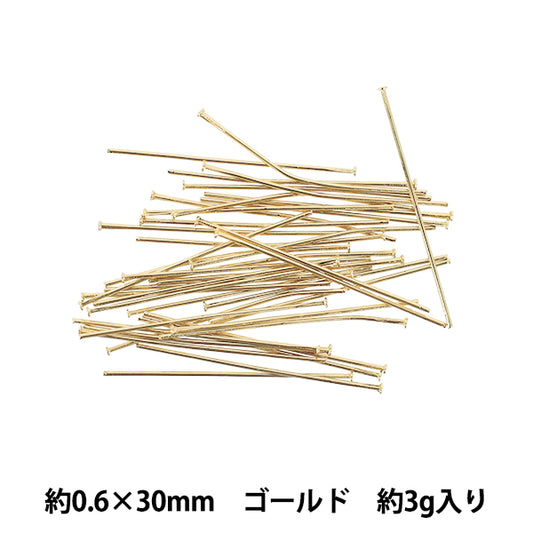 Handwerkshardware "T-Pin ca. 0,6 x 30 mm Gold ca. 3g