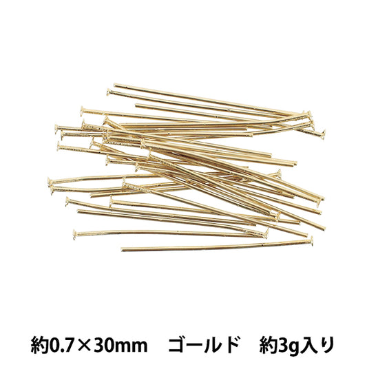 Handwerkshardware "T-Pin ca. 0,7 x 30 mm Gold ca. 3g