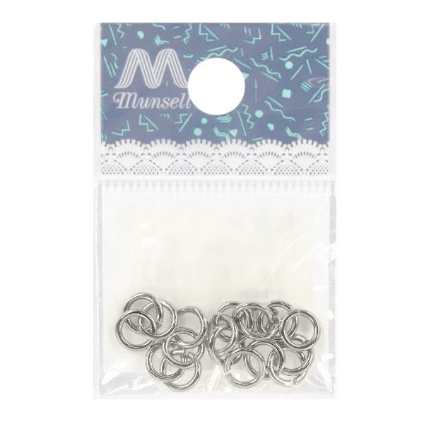 手芸金具 『丸カン 約1.2×7mm シルバー 約3g入り』