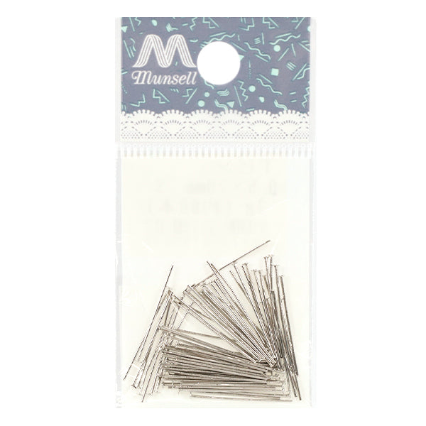 Handicraft hardware “T pin 0.5×20mm silver 3g”