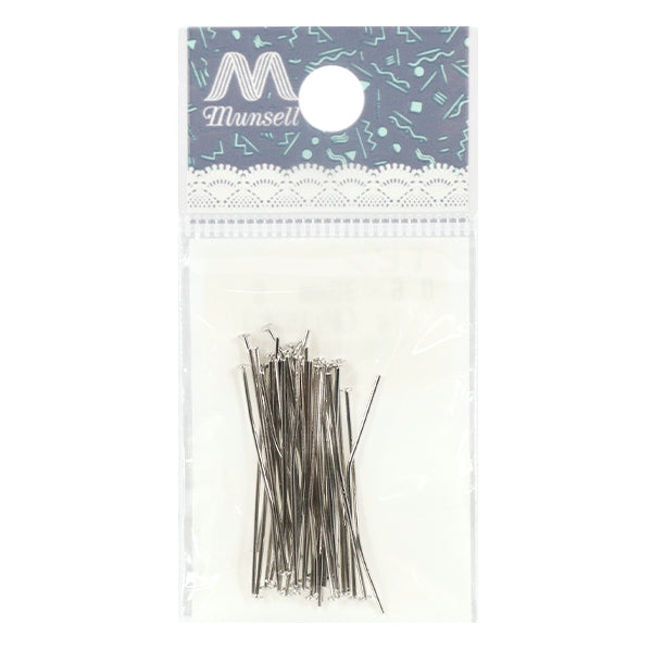 手芸金具 『Tピン 0.6×30mm シルバー 3g』