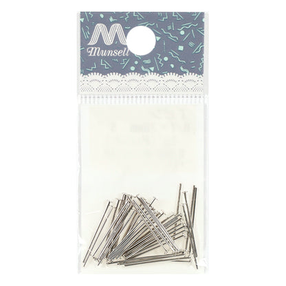 Handicraft hardware “T pin 0.7×20mm silver 3g”