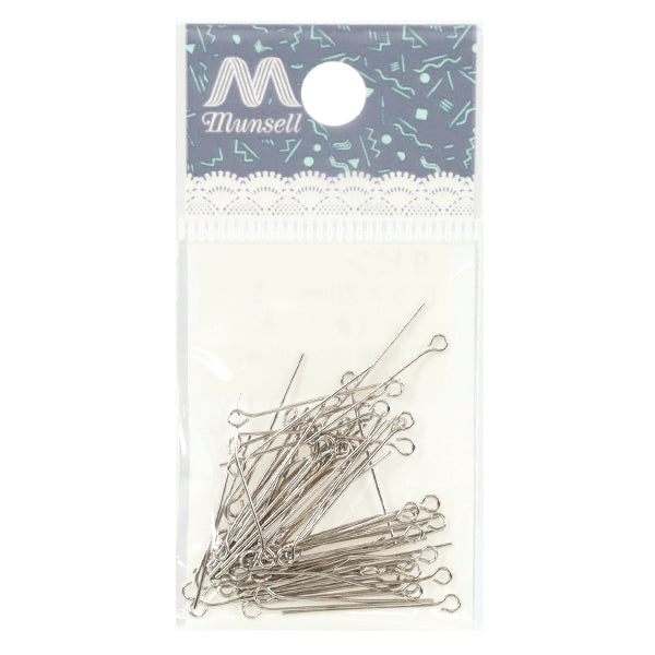 Handicraft hardware “9 pin 0.5×20mm silver 3g”