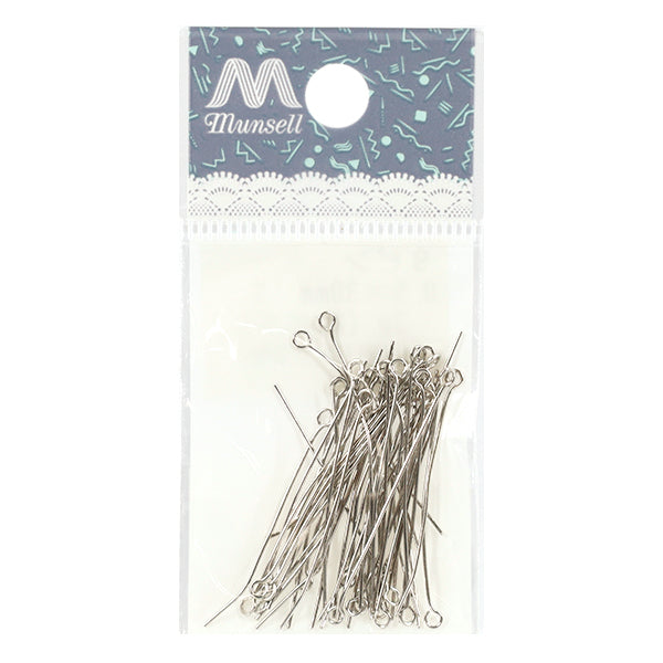 Handicraft hardware “9 pin 0.5×30mm silver 3g”