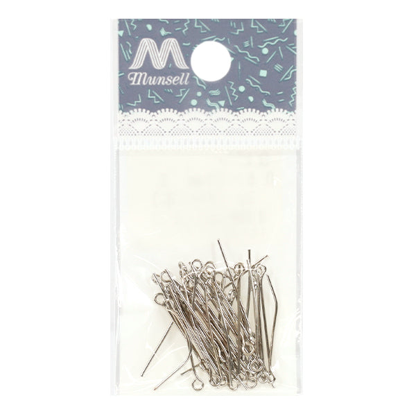 Handicraft hardware “9 pin 0.6×20mm silver 3g”