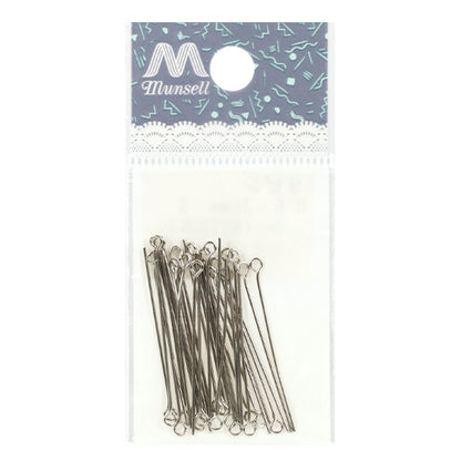 Herrajes para manualidades “9 pines 0,6×30mm plata 3g”