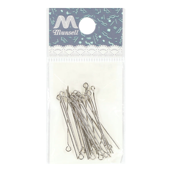Herrajes para manualidades “9 pin 0,7×30mm plata 3g”