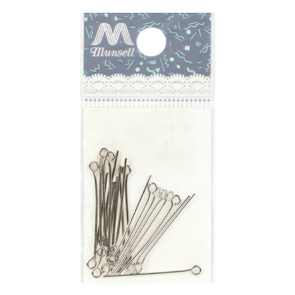Herrajes para manualidades “9 pin 0.8×25mm plata 3g”
