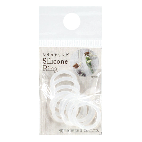 handicraft parts "Silicon ring diameter approx. 16mm 10 pieces N-3002” ERUBERU
