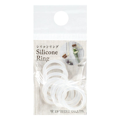 handicraft parts "Silicon ring diameter approx. 16mm 10 pieces N-3002” ERUBERU