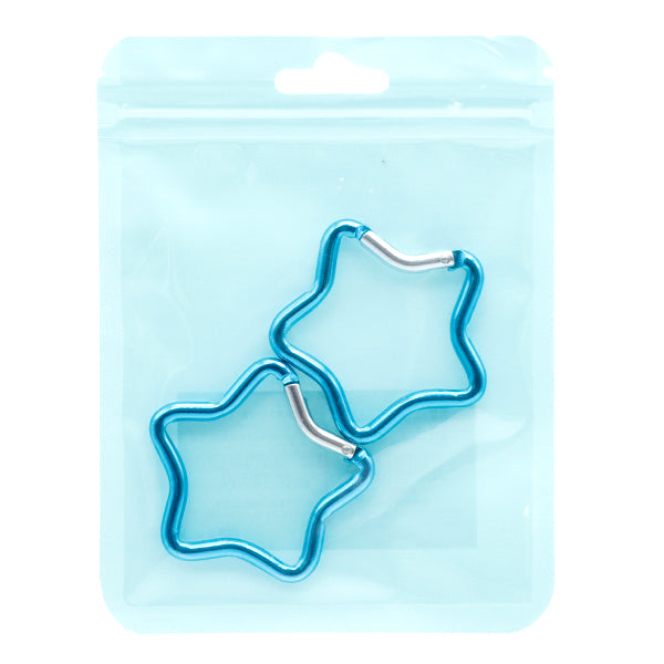 Handicraft bracket "Blue OSH-01 with 2 carabinasters KIYOHARA